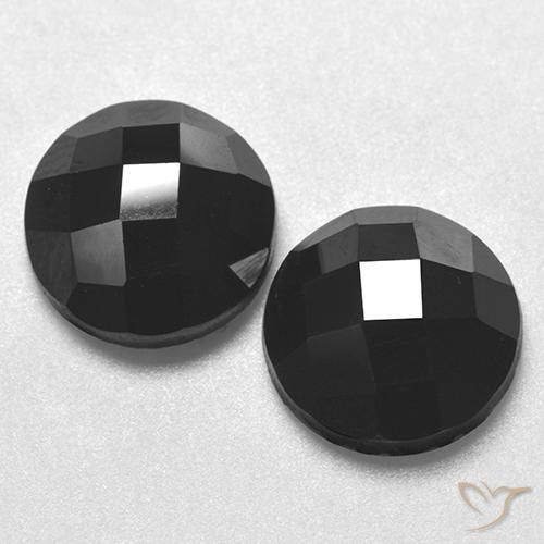 6.96ctw Naturel Noire Spinelle, Tour, Opaque