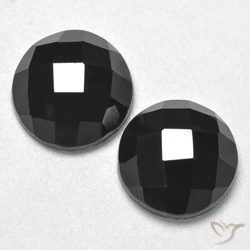 7.32ctw Naturel Noire Spinelle, Tour, Opaque