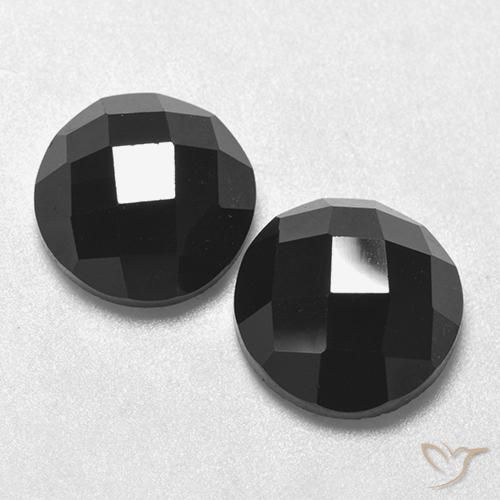 6.82ctw Naturel Noire Spinelle, Tour, Opaque