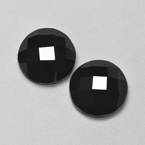 Achetez naturel 6.32ct Schorl Spinelle gems, Coupe roude, En provenance Thaïlande chez GemSelect. En stock, livraison internationale!