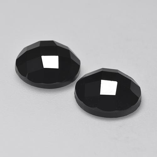 Achetez naturel 6.32ct Schorl Spinelle gems, Coupe roude, En provenance Thaïlande chez GemSelect. En stock, livraison internationale!