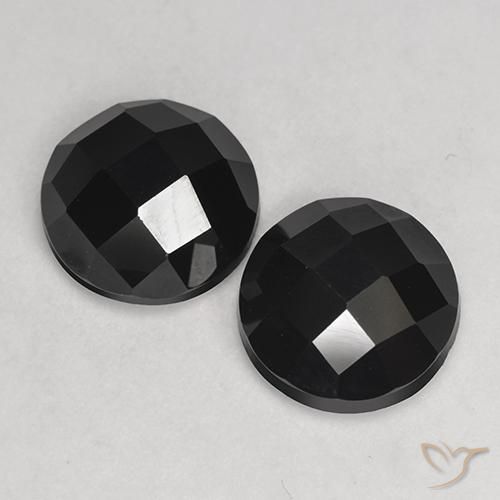 6.89ctw Naturel Noire Spinelle, Tour, Opaque