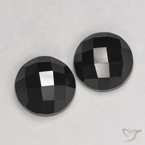 7.55ctw Naturel Noire Spinelle, Tour, Opaque