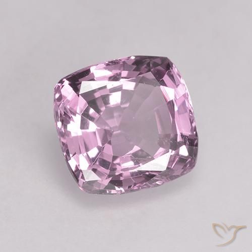 Spinelle Pourpre rosâtre très clair naturelle Coussin, 1.59 ct, VVS-VS