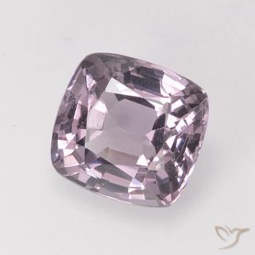 Spinelle Pourpre grisâtre léger naturelle Coussin, 1.45 ct, VS