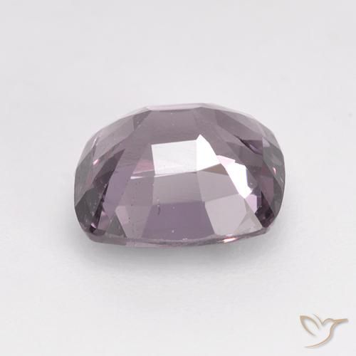 Spinelle Pourpre grisâtre léger naturelle Coussin, 1.45 ct, VS