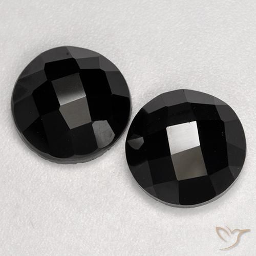7.45ctw Naturel Noire Spinelle, Tour, Opaque