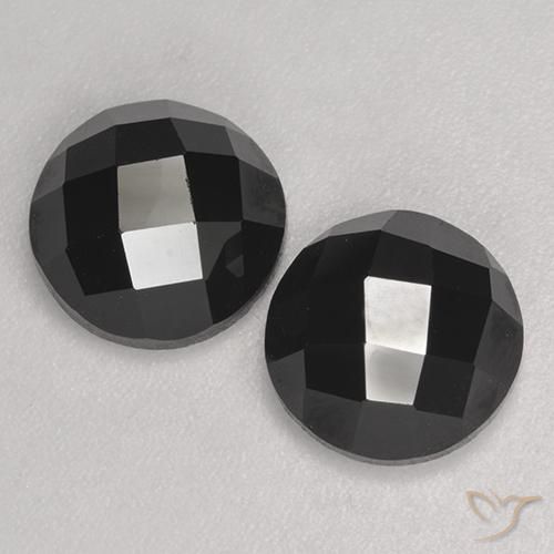 7.84ctw Naturel Noire Spinelle, Tour, Opaque