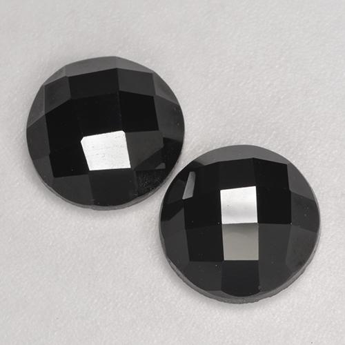 Achetez naturel 6.71ct Noire Spinelle gems, Coupe roude, En provenance Thaïlande chez GemSelect. En stock, livraison internationale!