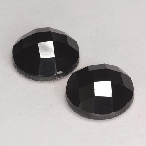 Achetez naturel 6.70ct Noire Spinelle gems, Coupe roude, En provenance Thaïlande chez GemSelect. En stock, livraison internationale!