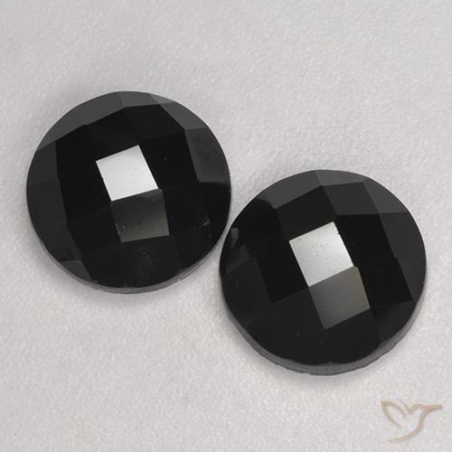 6.98ctw Naturel Noire Spinelle, Tour, Opaque