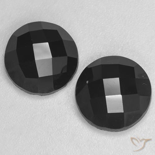 7.21ctw Naturel Noire Spinelle, Tour, Opaque