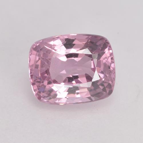 Spinelle rose naturelle coupe coussin, 1,43 ct, VS