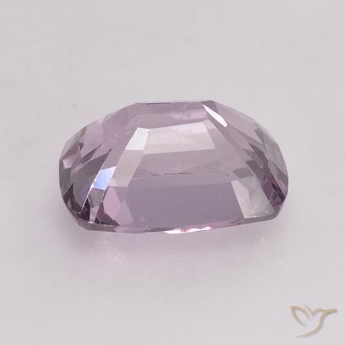 Spinelle Pourpre gris rosâtre naturelle Coussin, 1.46 ct, VS