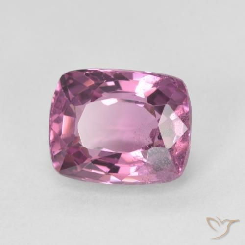 Spinelle Pourpre-rose naturelle Coussin, 1.64 ct, VS