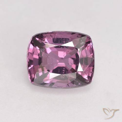 1.50ct Naturel Pourpre moyen Spinelle, Coussin, VS
