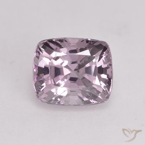 Spinelle pourpre naturelle coupe coussin, 1,71 ct, VVS-VS