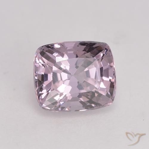 Spinelle pourpre naturelle coupe coussin, 1,71 ct, VVS-VS