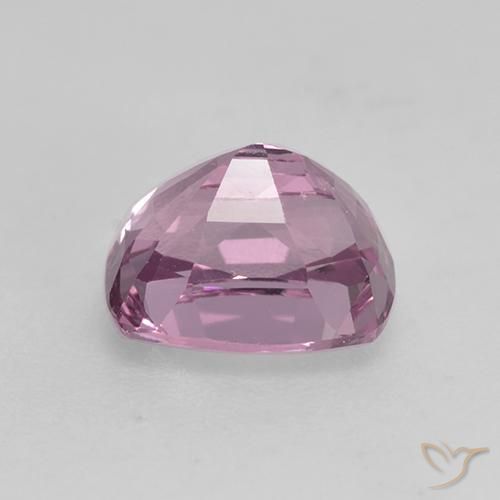 Spinelle Violet rosâtre léger naturelle Coussin, 1.55 ct, VS