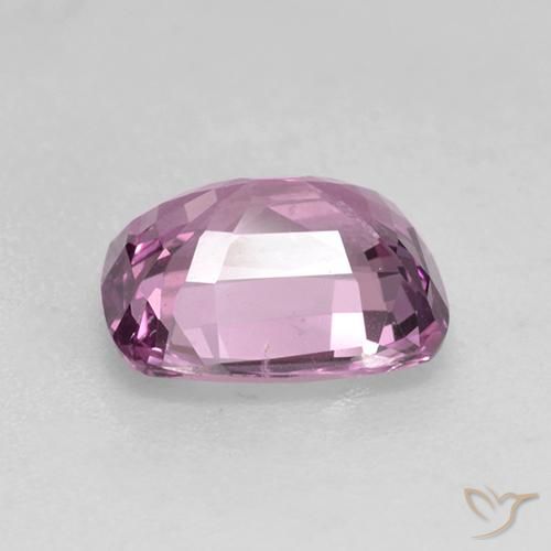 Spinelle Violet rosâtre léger naturelle Coupe coussin, 1.68 ct, VS