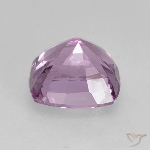 Spinelle Violet grisâtre léger naturelle Coussin, 1.62 ct, VVS-VS