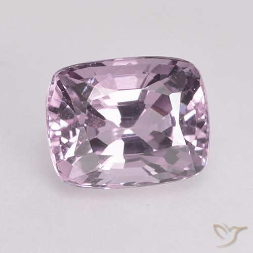 1.42ct Naturel Violet raisin très clair Spinelle, Coussin, VVS-VS