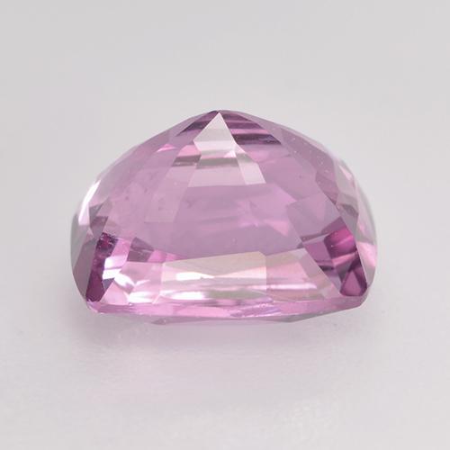 Spinelle pourpre naturelle coupe coussin, 1,89 ct, VVS-VS