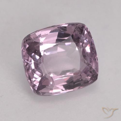 Spinelle Rose pourpre raisin léger naturelle Coussin, 1.61 ct, VS