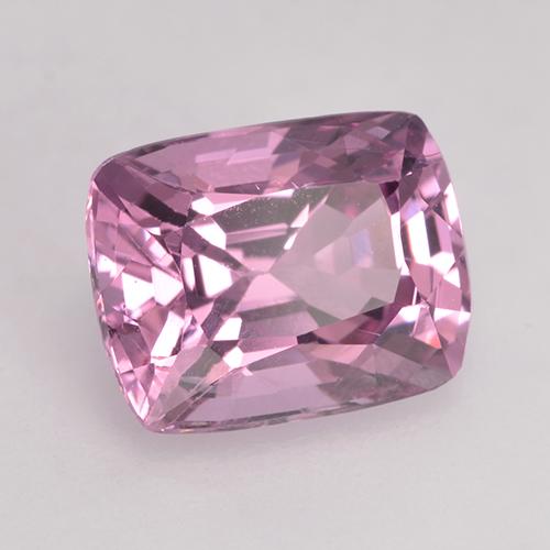 Spinelle pourpre naturelle coupe coussin, 1,73 ct, VS