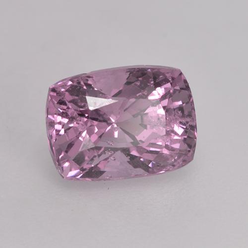 Spinelle pourpre naturelle coupe coussin, 1,46 ct, VS