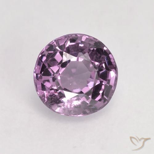 Spinelle Violet clair naturelle Coupe roude, 0.59 ct, VS