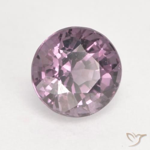 Spinelle Ton mauve profond naturelle Coupe roude, 0.65 ct, VVS-VS