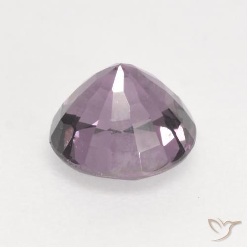 Spinelle Ton mauve profond naturelle Coupe roude, 0.65 ct, VVS-VS