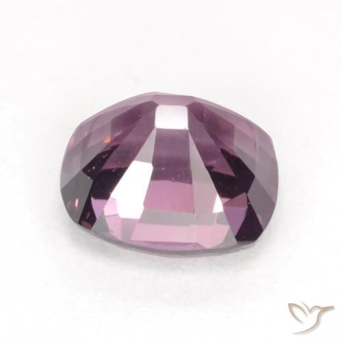 Spinelle Pourpre moyen-foncé naturelle Coussin, 1.42 ct, VVS-VS