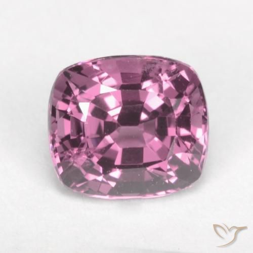 1.42ct Naturel Violet rougeâtre Spinelle, Coussin, VVS-VS, Photo A