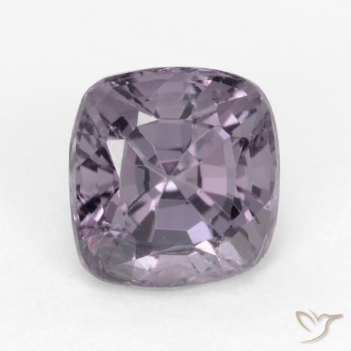 1.38ct Naturel Violet grisâtre Spinelle, Coussin, VS