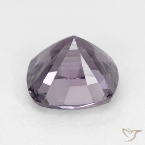 Spinelle Violet grisâtre naturelle Coussin, 1.38 ct, VS