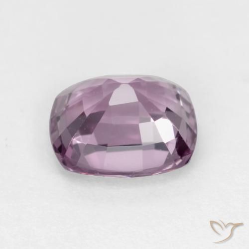 Spinelle Violet rose léger naturelle Coussin, 1.25 ct, VS