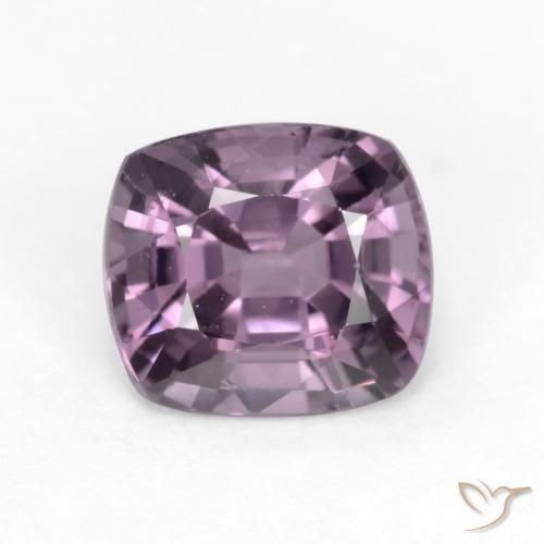 1.34ct Naturel Pourpre raisin léger Spinelle, Coussin, VS