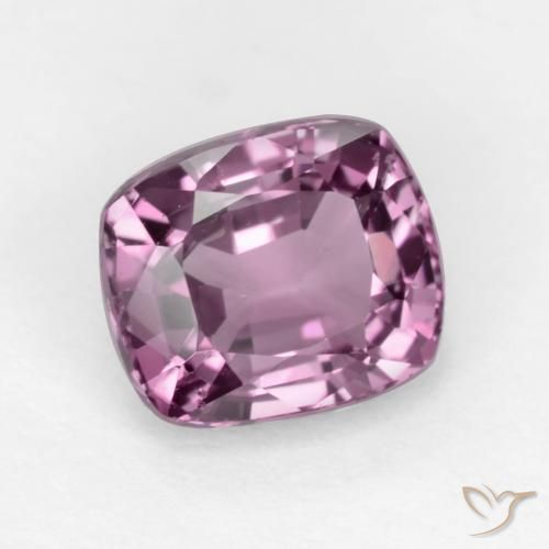 Spinelle Violet clair naturelle Coussin, 1.06 ct, VS
