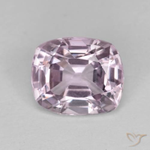 1.13ct Naturel Pourpre rosâtre très clair Spinelle, Coussin, VS
