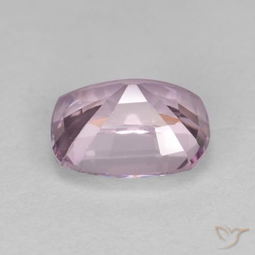 Spinelle Pourpre rosâtre très clair naturelle Coussin, 1.13 ct, VS
