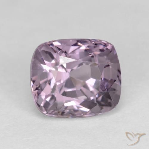 Spinelle Pourpre gris naturelle Coussin, 1.34 ct, VS