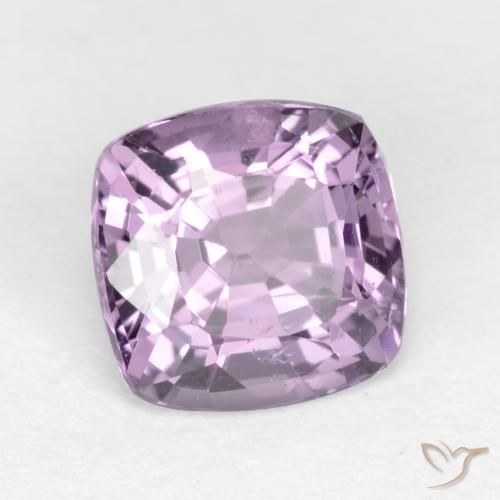 Spinelle Violet raisin très clair naturelle Coussin, 1.22 ct, VS