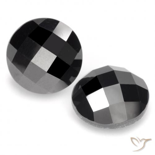 14.62ctw Naturel Noire Spinelle, Tour, Opaque