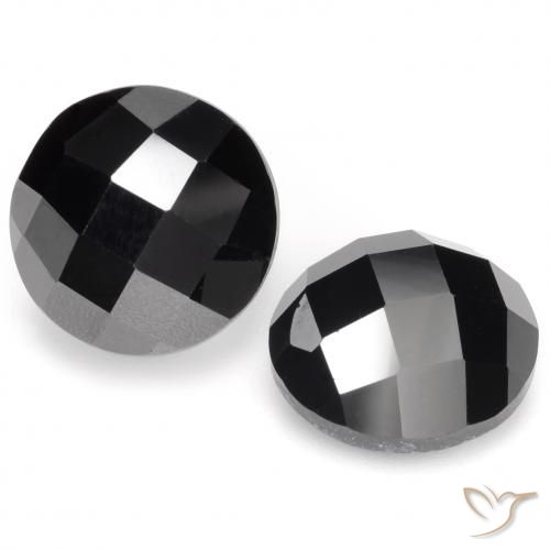 14.62ctw Naturel Noire Spinelle, Tour, Opaque