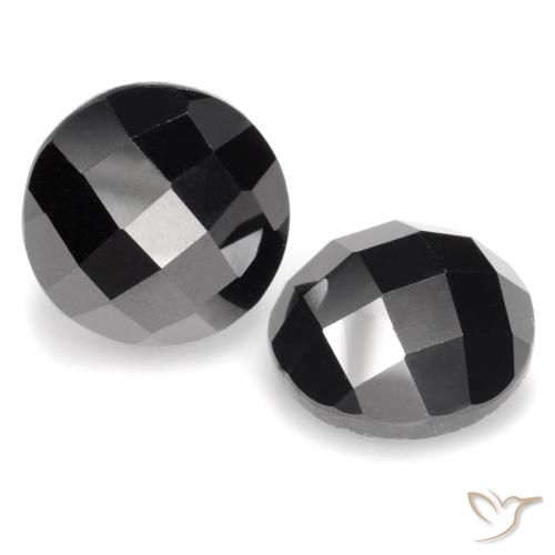 14.60ctw Naturel Noire Spinelle, Tour, Opaque