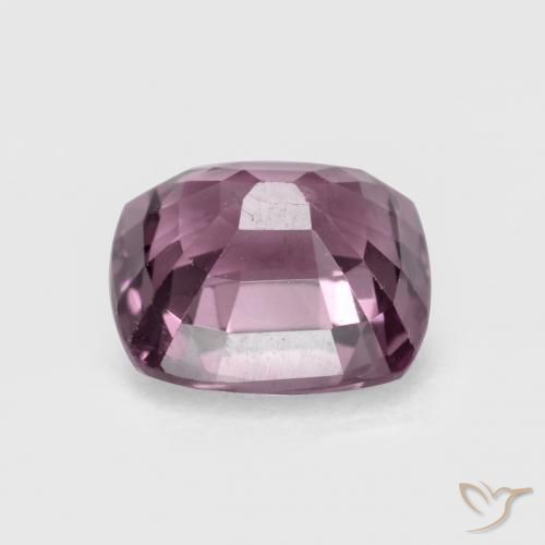 Spinelle Pourpre moyen naturelle Coussin, 1.24 ct, VS