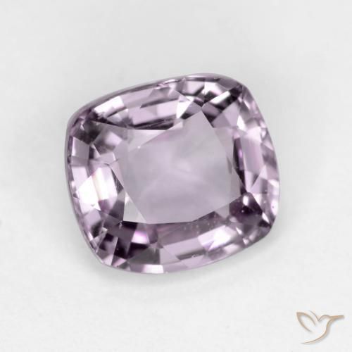 Spinelle Vin pourpre léger naturelle Coussin, 1.24 ct, VS