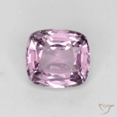 1.13ct Naturel Pourpre rosâtre très clair Spinelle, Coussin, VS